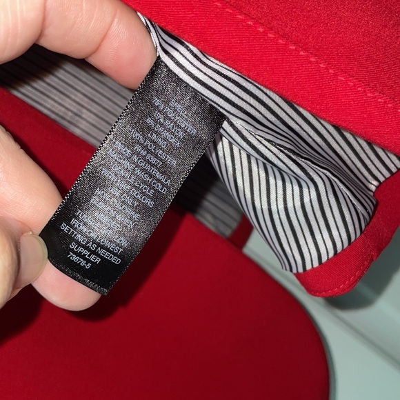 Worthington Suit Jacket size 1X red full length sleeves - Picture 6 of 8